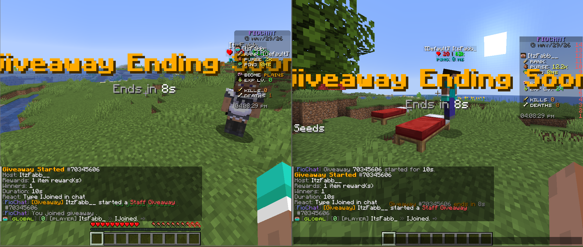 Giveaway Countdowns